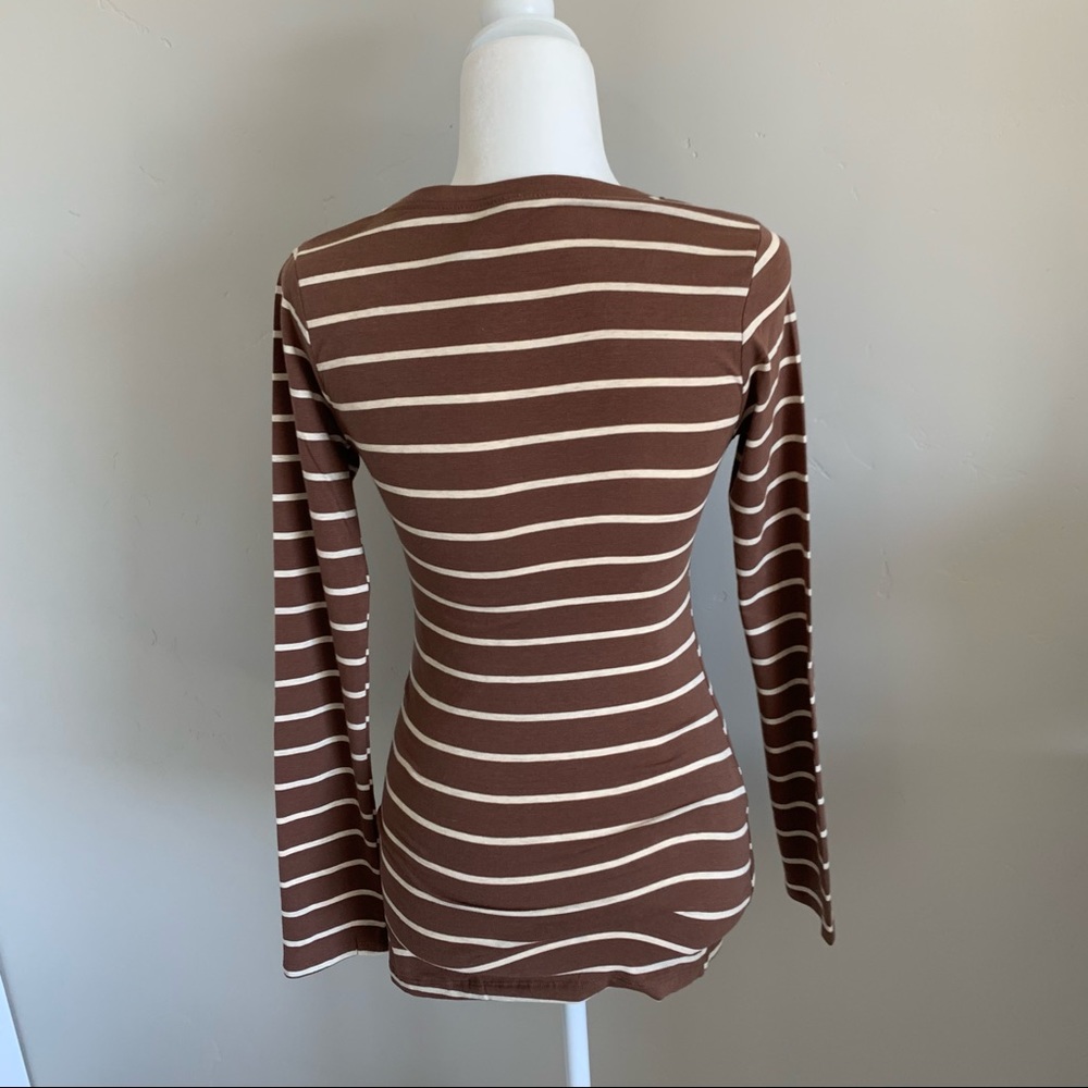 NEW - Heart & Hips Long Sleeve Striped Shirt - Picture 7 of 7